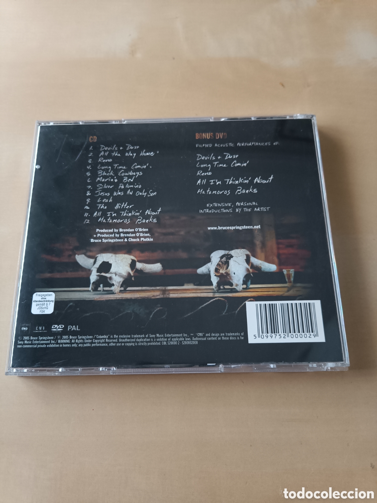 CDs de m&uacute;sica: CD + DVD BRUCE SPRINGSTEEN - DEVILS & DUST (2005) - Foto 2