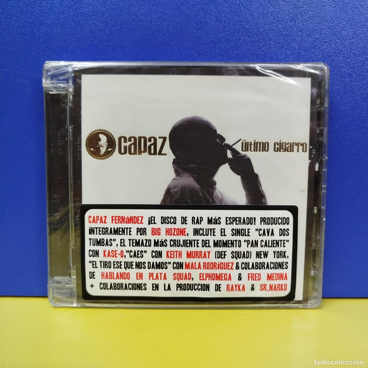 CDs de m&uacute;sica: CD CAPAZ ULTIMO CIGARRO. NUEVO SIN DESPRECINTAR