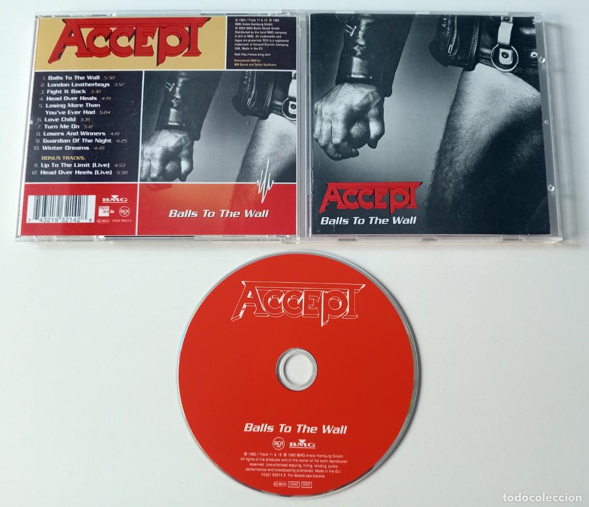 CDs de m&uacute;sica: CD ACCEPT - BALLS TO THE WALL - Foto 2