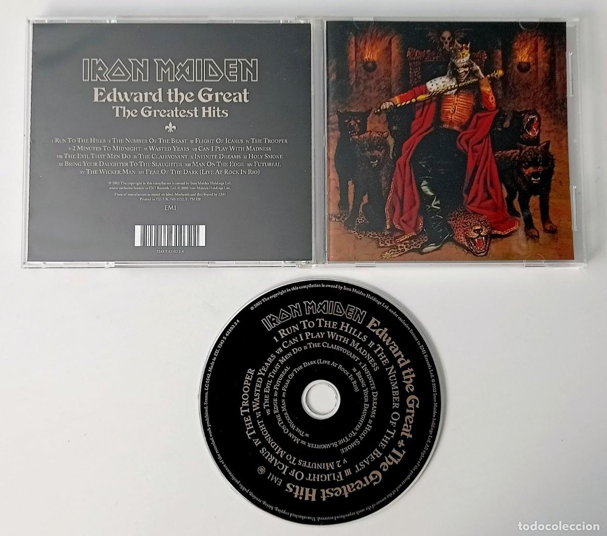 CDs de m&uacute;sica: CD IRON MAIDEN - EDWARD THE GREAT - Foto 2