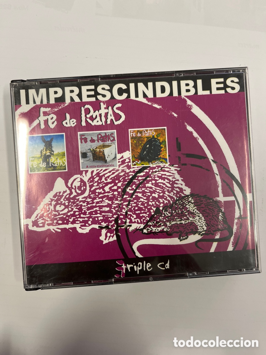CDs de m&uacute;sica: Fe de Ratas - Imprescindibles (3 CDs) - Foto 1