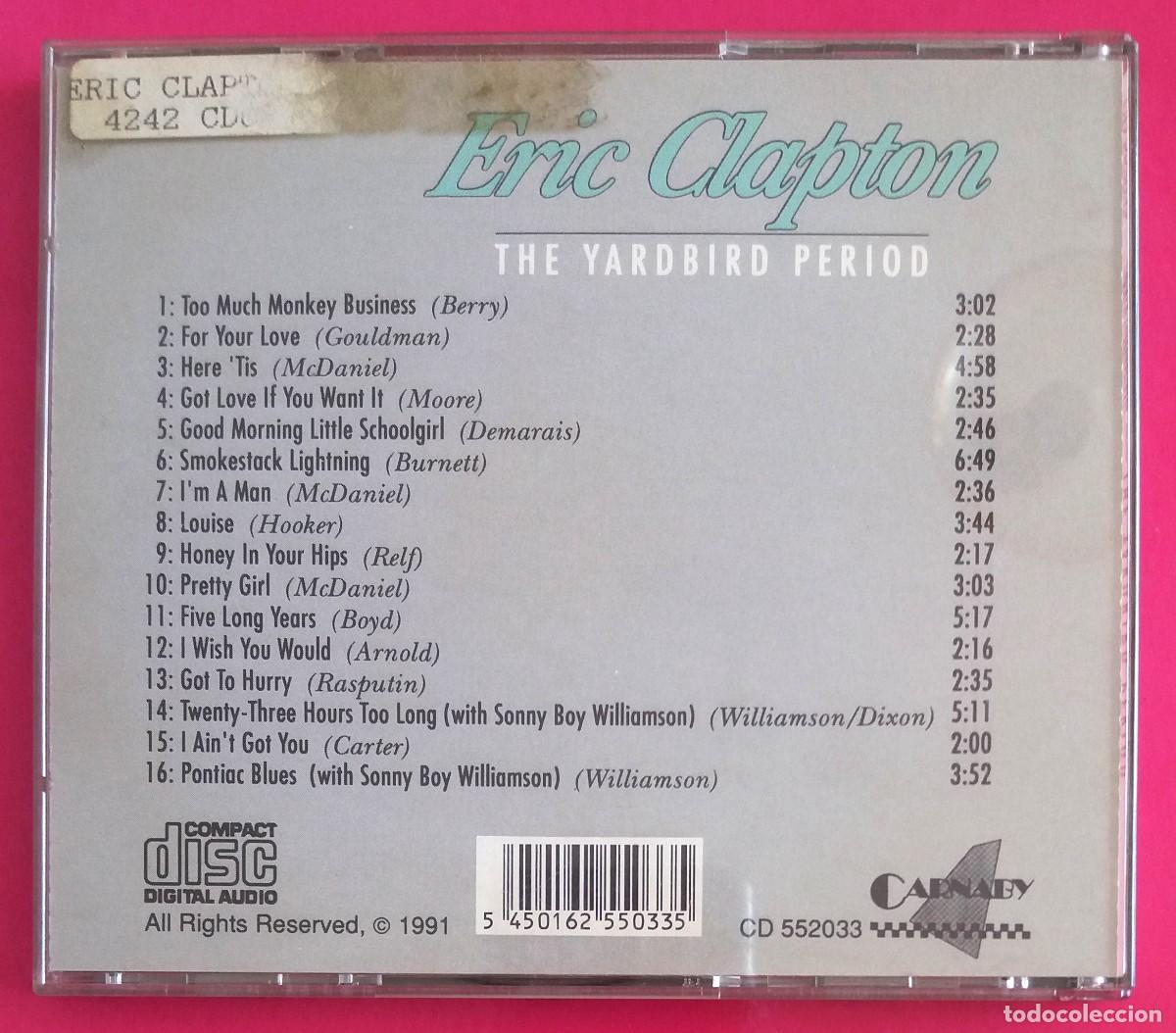 CDs de m&uacute;sica: Eric Clapton . The Yardbird Period - Foto 2