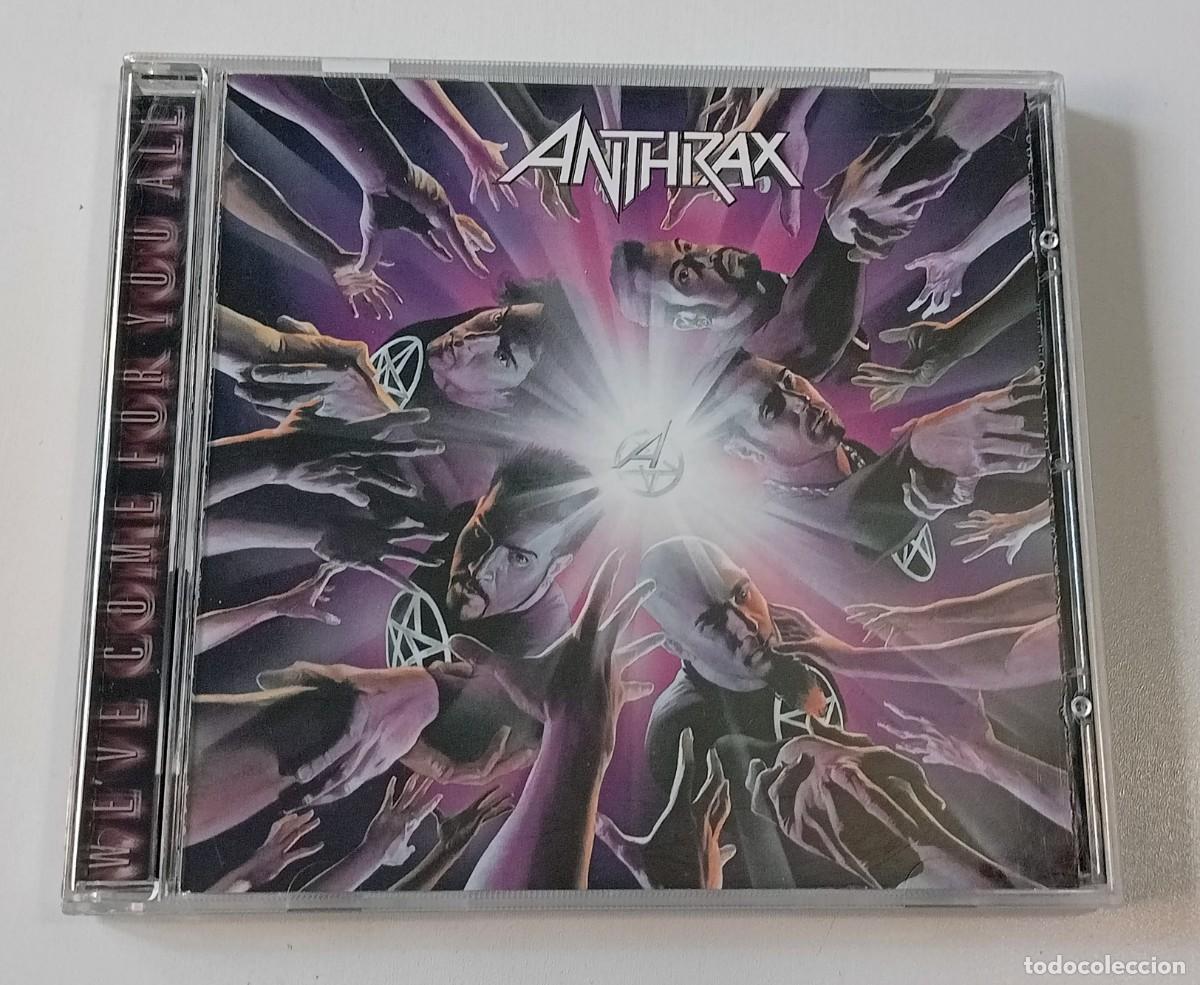 CDs de m&uacute;sica: CD ANTHRAX - WE&acute;VE COME FOR YOU ALL - Foto 1