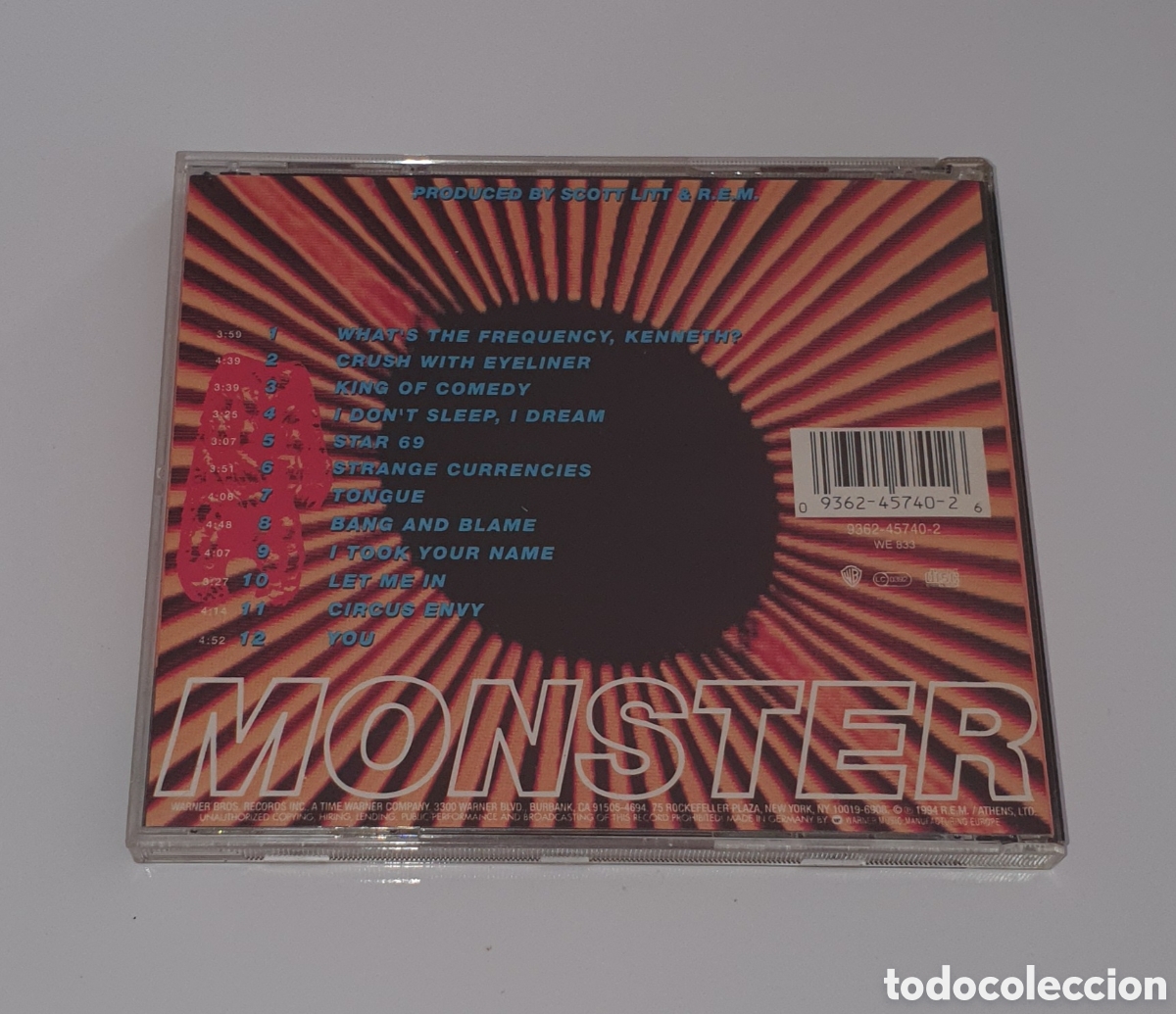 CDs de m&uacute;sica: REM / CD / MONSTER - Foto 3