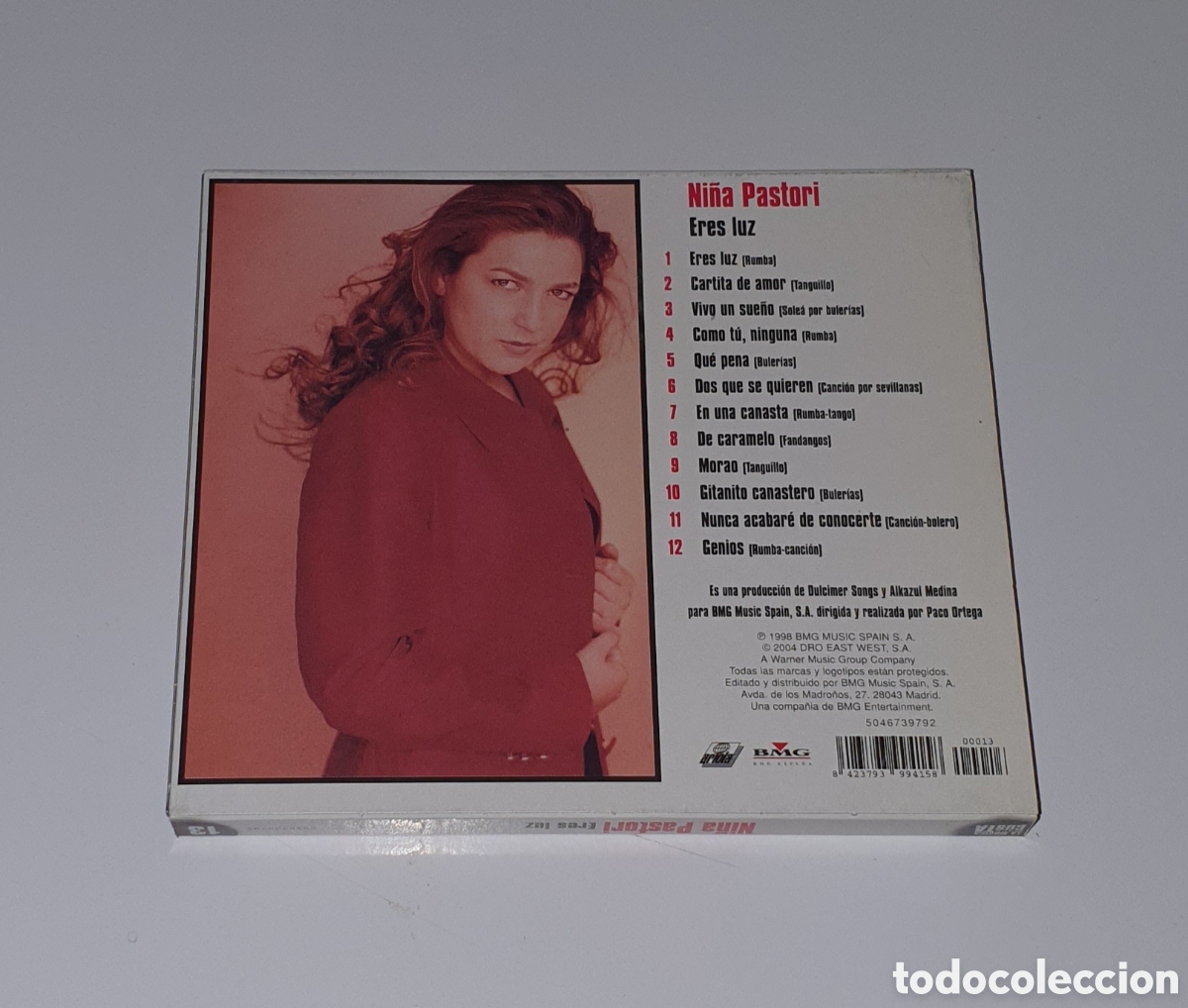CDs de m&uacute;sica: NI&Ntilde;A PASTORI / CD 2004 / ERES LUZ - Foto 3