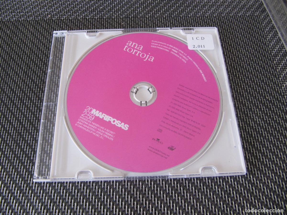 CDs de m&uacute;sica: Ana Torroja &ndash; 20 Mariposas CD SINGLE MECANO - Foto 1