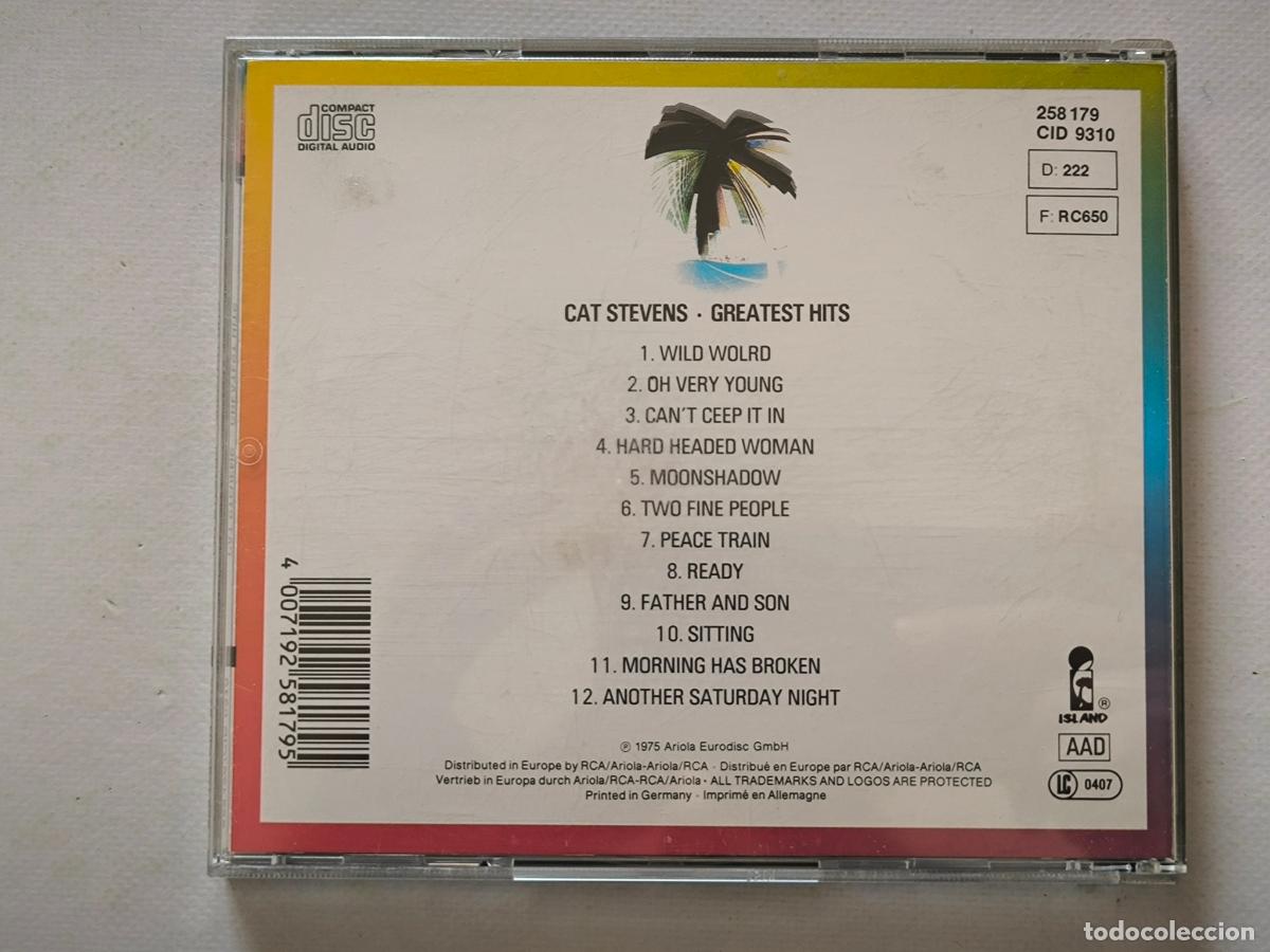 CDs de m&uacute;sica: CD CAT STEVENS - GREATEST HITS (07) - Foto 2