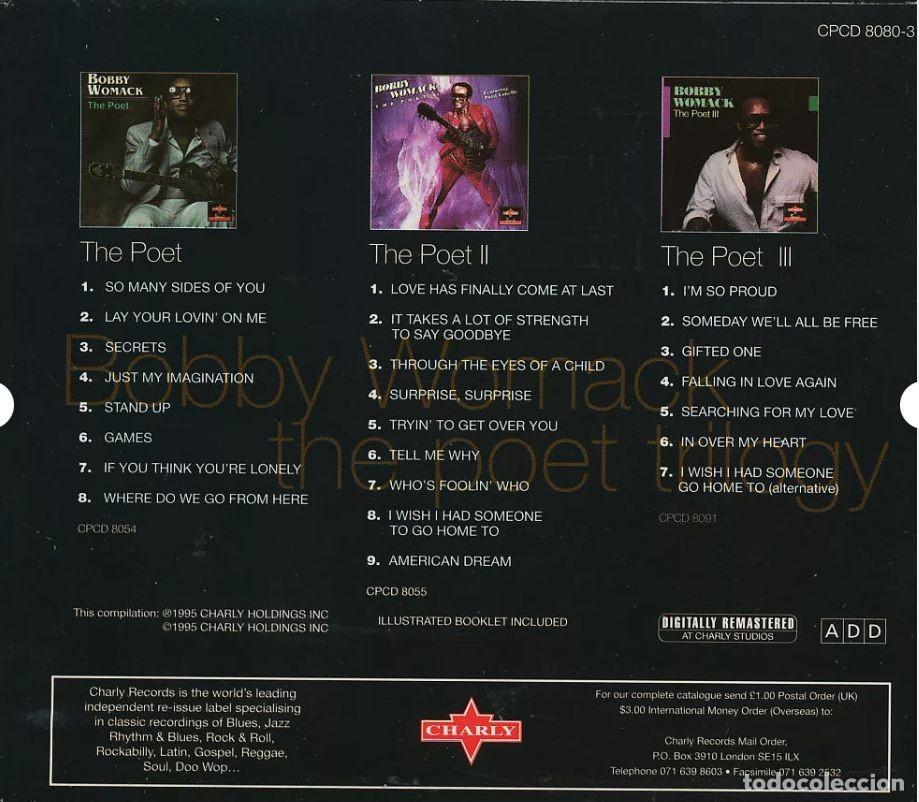 CDs de m&uacute;sica: Bobby Womack - The Poet Trilogy 3 CD - Foto 2