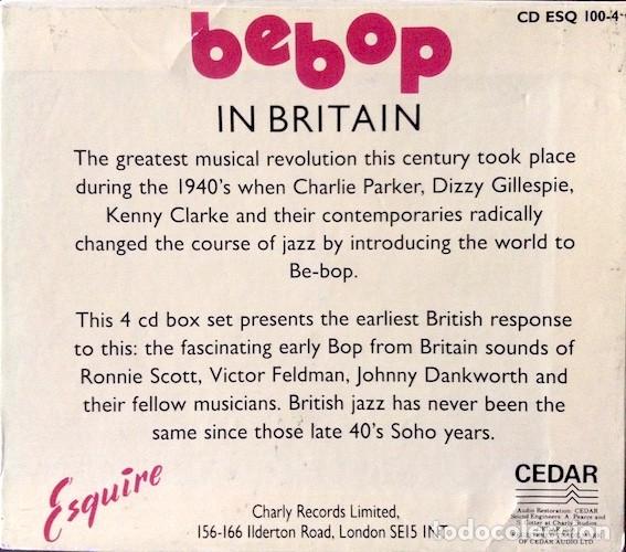 CDs de m&uacute;sica: Bebop In Britain 4 CD - Foto 2