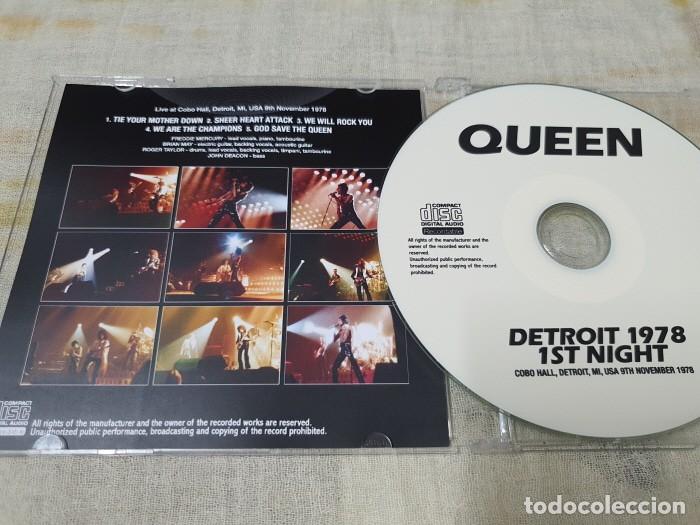 CDs de m&uacute;sica: CD QUEEN - Live in Detroit 1978 - Foto 2
