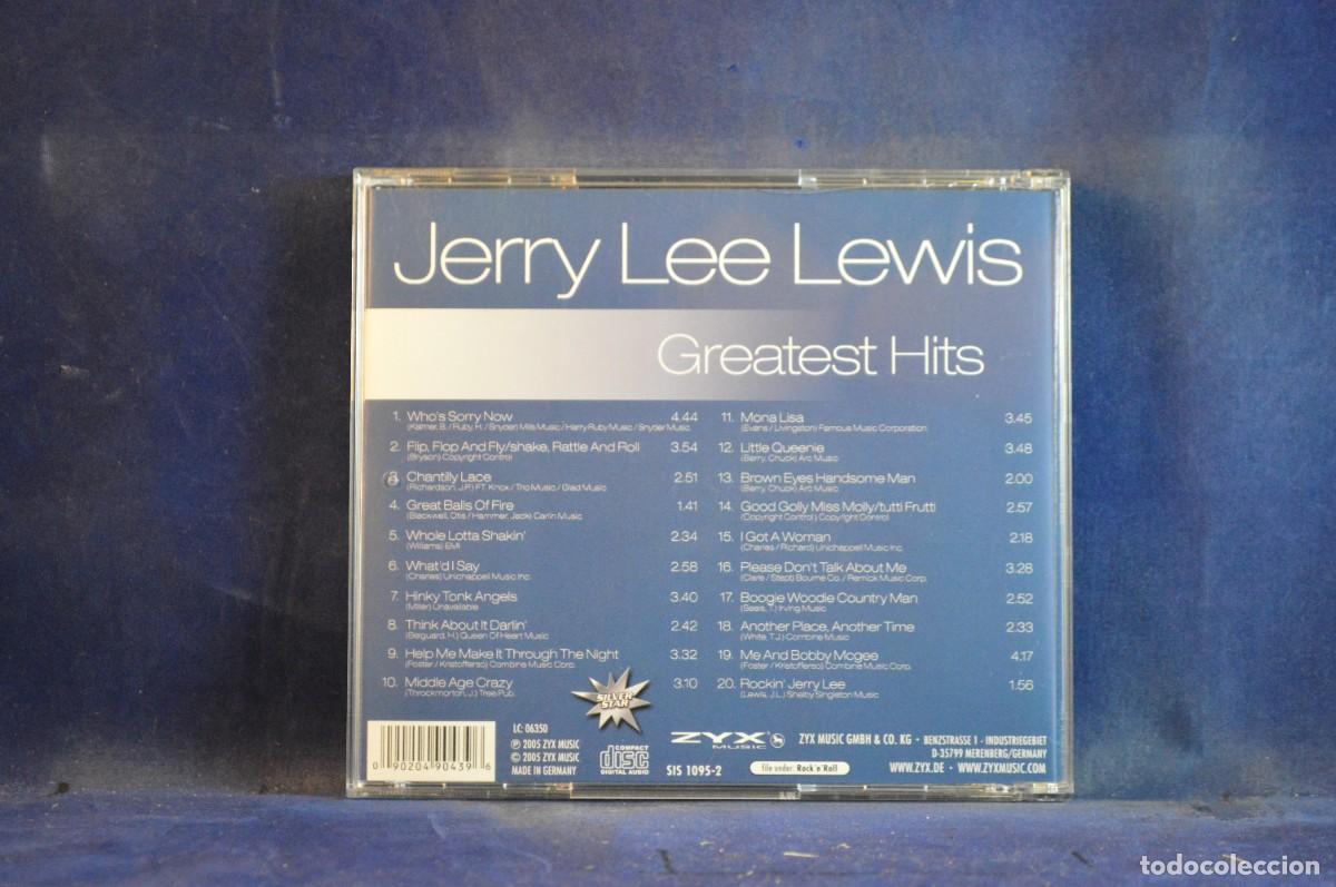 CDs de m&uacute;sica: JERRY LEE LEWIS &ndash; GREATEST HITS - CD - Foto 2