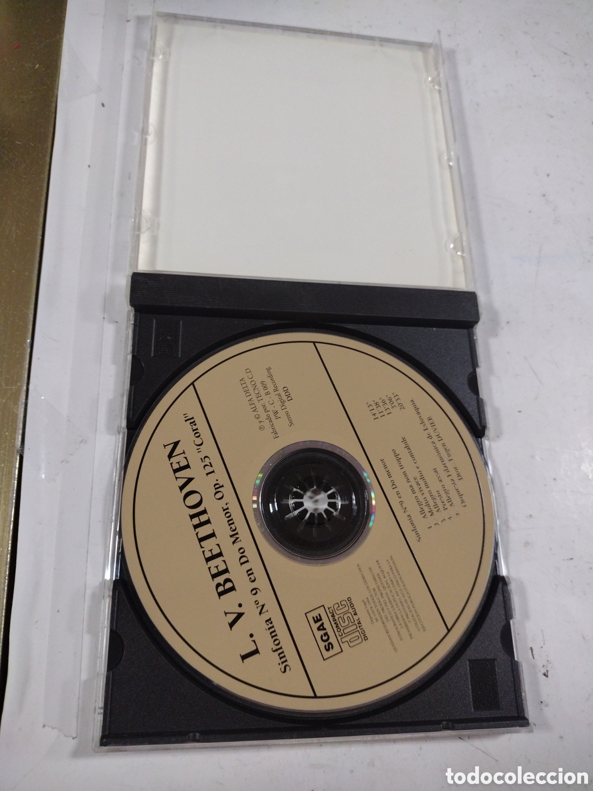 CDs de m&uacute;sica: BEETHOVEN. Sinfon&iacute;a N&ordm;9 en Do menor. CD - Foto 3