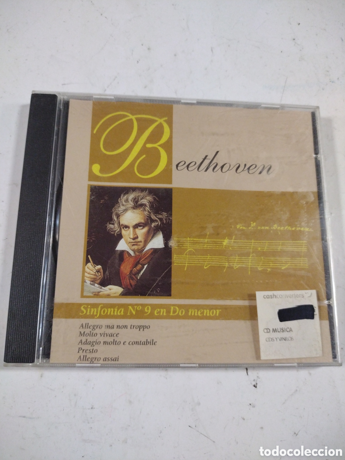 CDs de m&uacute;sica: BEETHOVEN. Sinfon&iacute;a N&ordm;9 en Do menor. CD - Foto 1