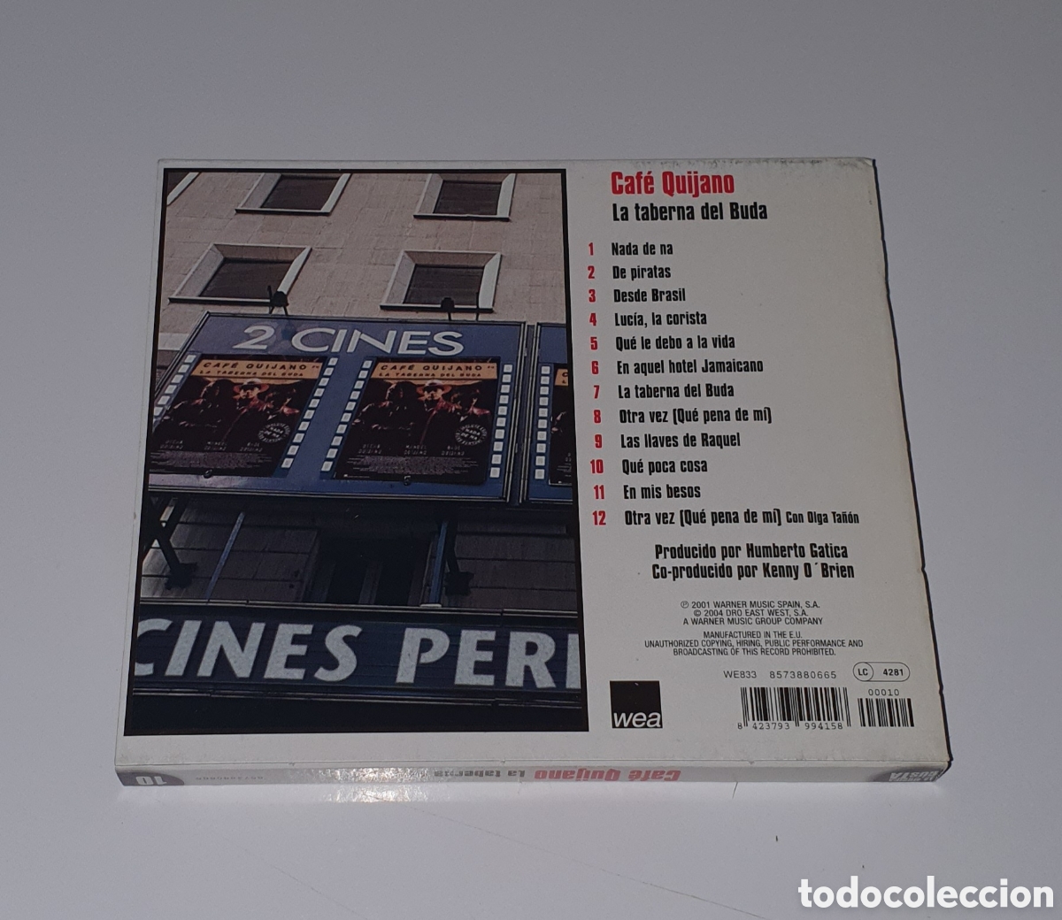 CDs de m&uacute;sica: CAF&Eacute; QUIJANO / CD 2004 / LA TABERNA DEL BUDA - Foto 3