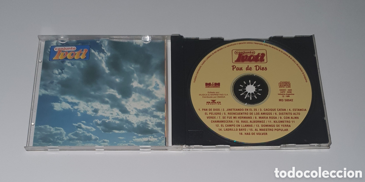 CDs de m&uacute;sica: CONJUNTO IVOTI / CD / PAN DE DIOS - Foto 2