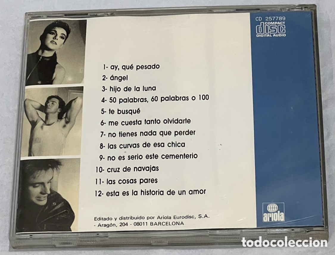 CDs de m&uacute;sica: CD. Mecano. &ldquo;Entre el cielo y el suelo&rdquo;. - Foto 2
