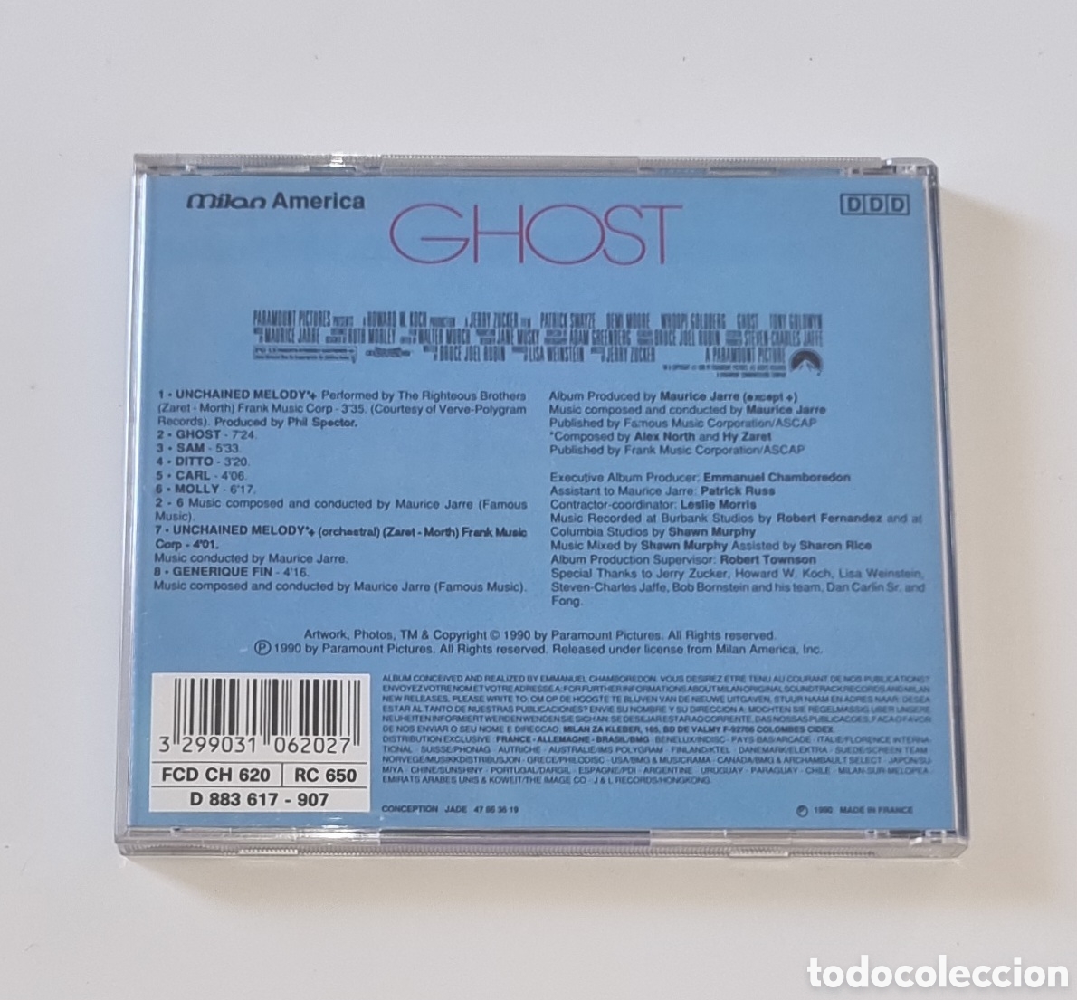 CDs de m&uacute;sica: BANDA SONORA ORIGINAL / CD / GHOST - Foto 3