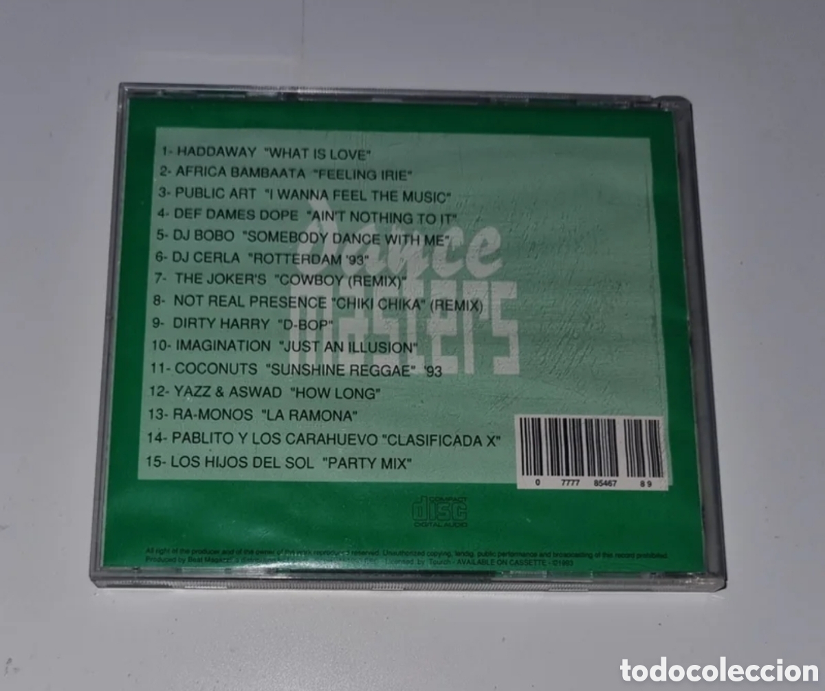 CDs de m&uacute;sica: RECOPILATORIO / CD 1993 / DANCE MASTERS - VOLUME TWO - Foto 3