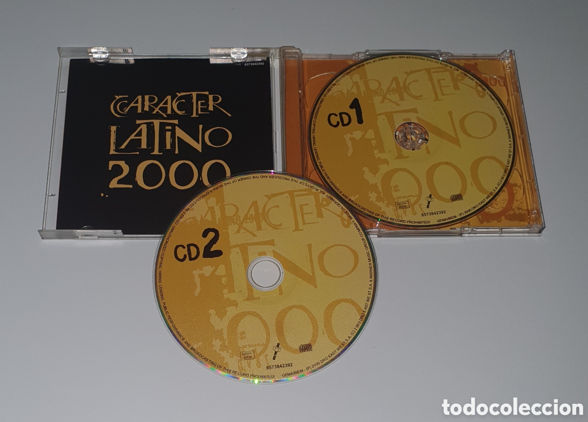 CDs de m&uacute;sica: VARIOS / 2CD 2000 / CAR&Aacute;CTER LATINO 2000 - Foto 2