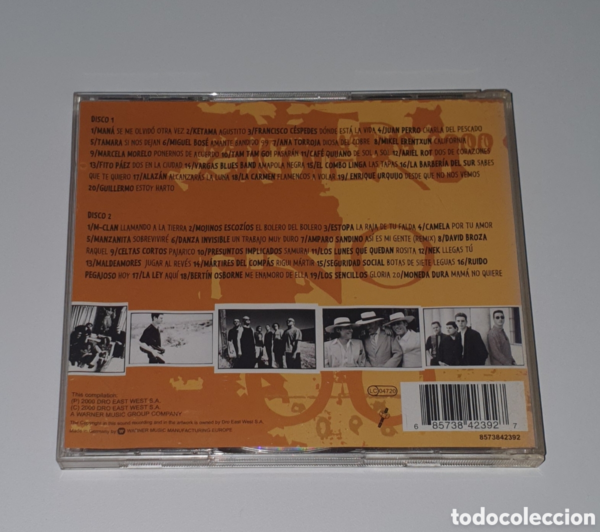 CDs de m&uacute;sica: VARIOS / 2CD 2000 / CAR&Aacute;CTER LATINO 2000 - Foto 3