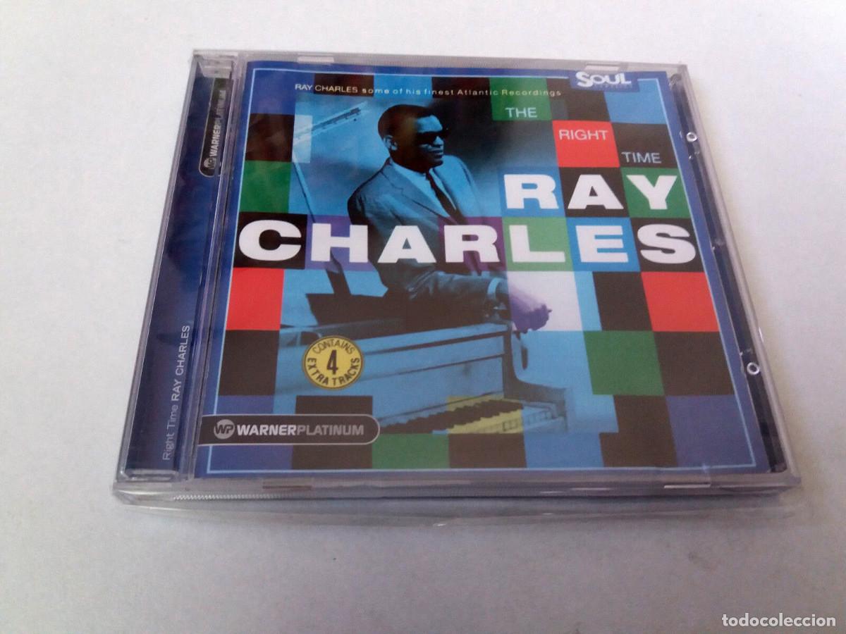 CDs de m&uacute;sica: RAY CHARLES &rdquo;RIGHT TIME&rdquo; CD 20 TRACKS - Foto 1