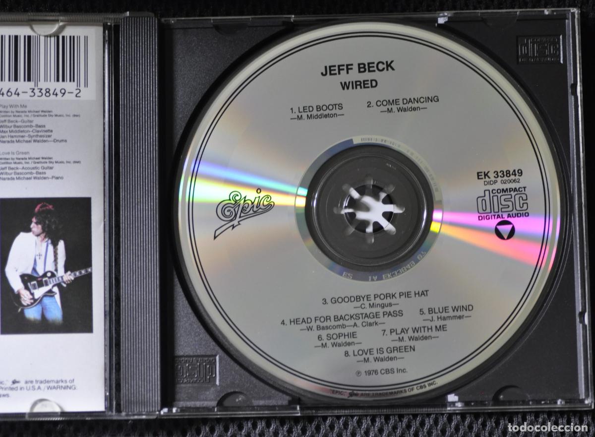 CDs de m&uacute;sica: CD Jeff Beck (1976) Wired {Epic, ?} NM - Foto 3