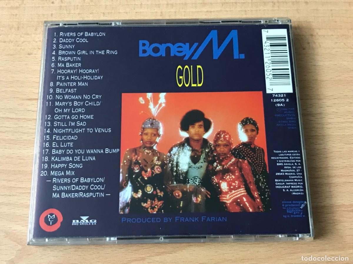 CDs de m&uacute;sica: BONEY M. - CD - GOLD - 20 SUPER HITS - Foto 2