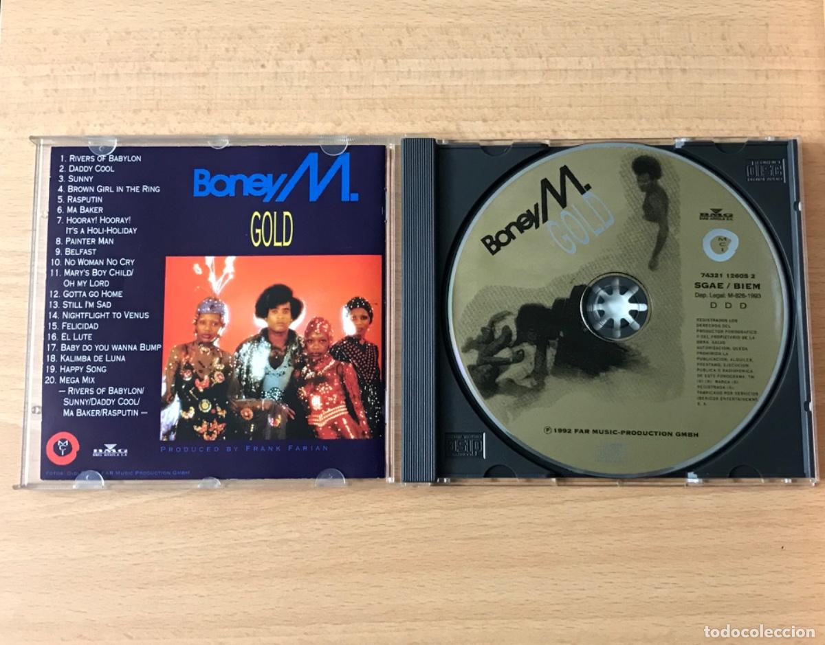 CDs de m&uacute;sica: BONEY M. - CD - GOLD - 20 SUPER HITS - Foto 3