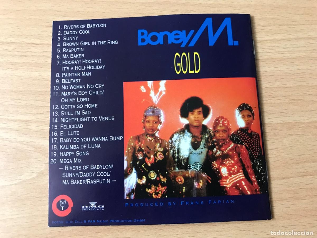CDs de m&uacute;sica: BONEY M. - CD - GOLD - 20 SUPER HITS - Foto 8