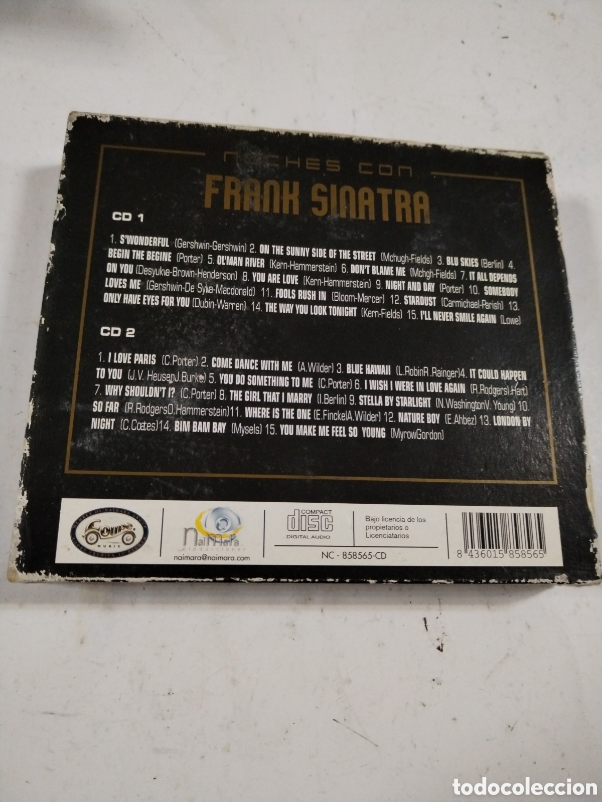 CDs de m&uacute;sica: NOCHES CON FRANK SINATRA 2CDS, CD - Foto 2