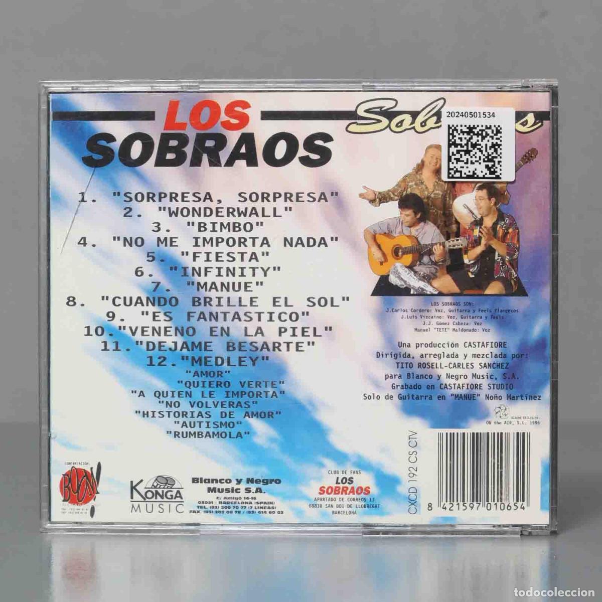 CDs de m&uacute;sica: CD. Los Sobraos &ndash; Sobraos - Foto 2