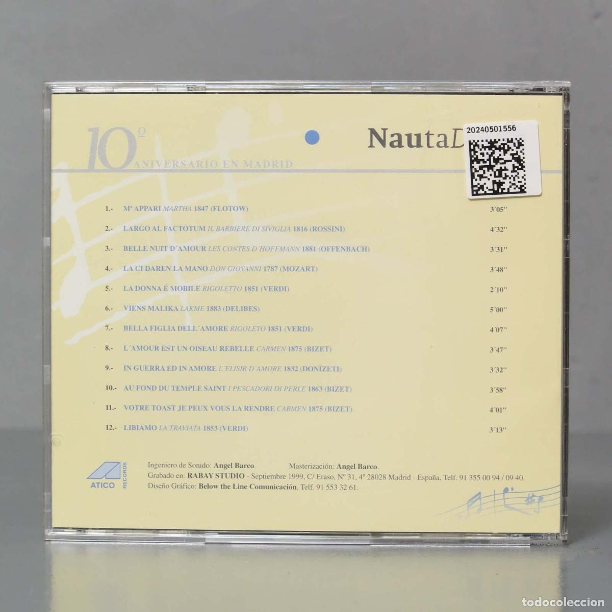 CDs de m&uacute;sica: CD. NAUTADUTILH. GRUPO OPERISTICO - Foto 2