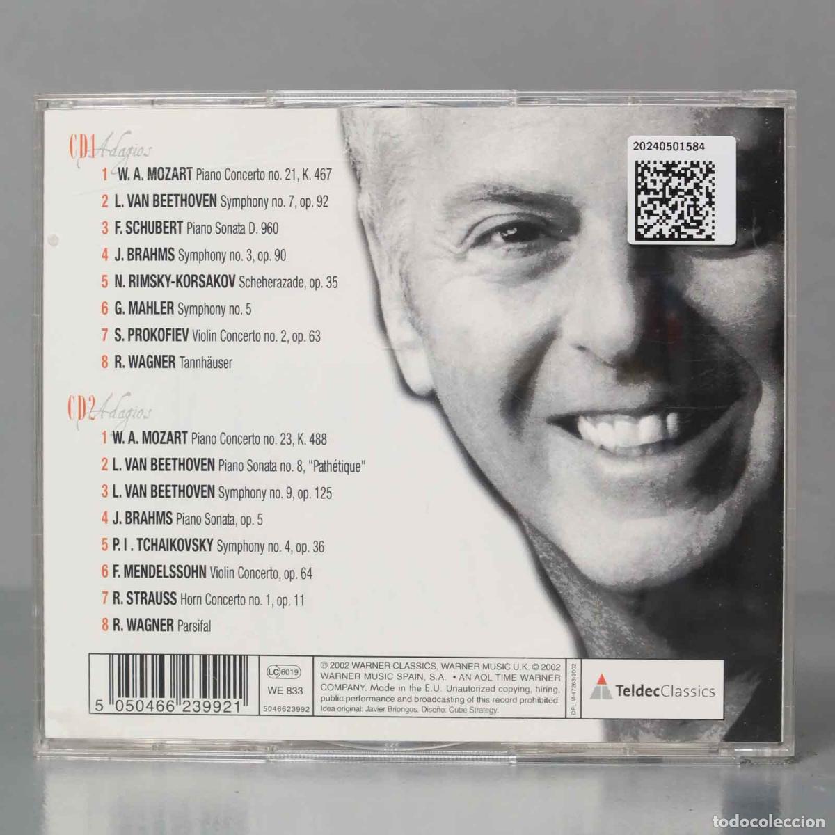 CDs de m&uacute;sica: CD. DANIEL BARENBOIM. ADAGIOS - Foto 2