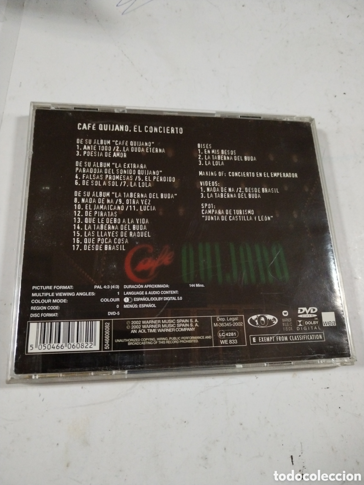 CDs de m&uacute;sica: Caf&eacute; Quijano. El concierto. CD - Foto 2
