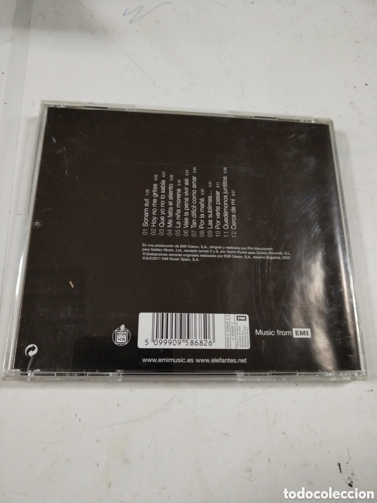 CDs de m&uacute;sica: ELEFANTES.LA FORMA DE MOVER TUS MANOS. CD - Foto 2
