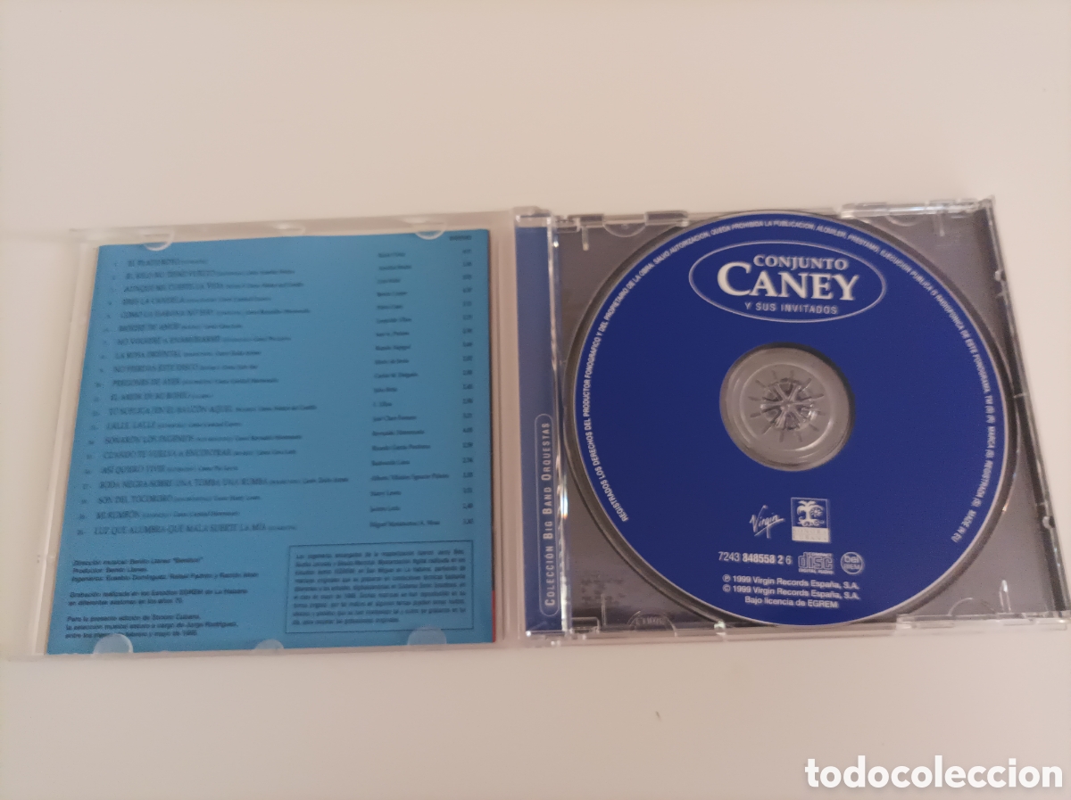 CDs de m&uacute;sica: Conjunto Caney y sus invitados. CD. Virgin. 1999. - Foto 2