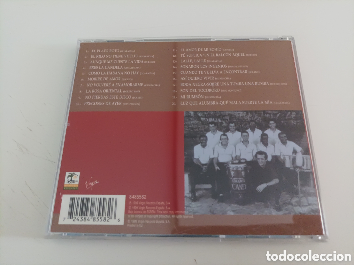 CDs de m&uacute;sica: Conjunto Caney y sus invitados. CD. Virgin. 1999. - Foto 3