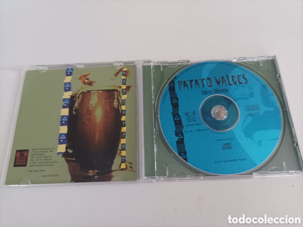 CDs de m&uacute;sica: Patato Vald&eacute;s. &Uacute;nico y diferente CD. 2000. - Foto 2