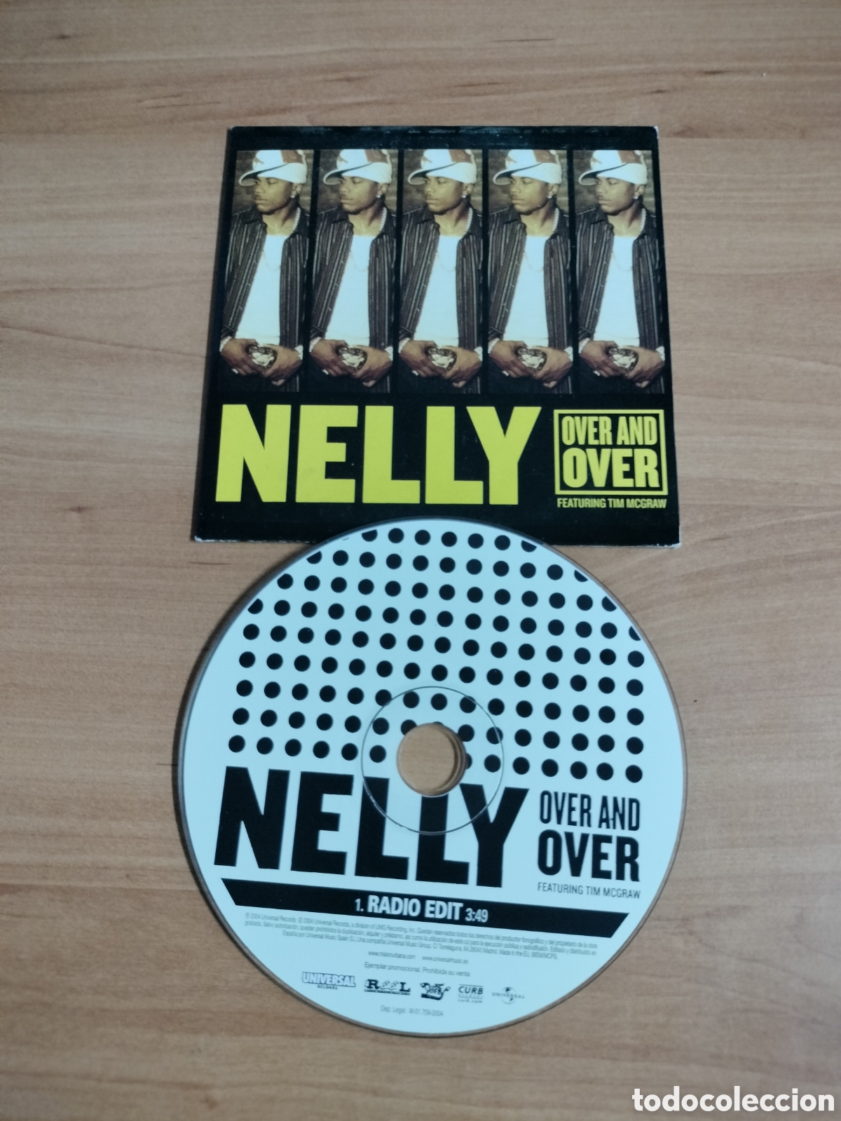 CDs de m&uacute;sica: Nelly - Over and Over - CD single 1 canci&oacute;n - Foto 1