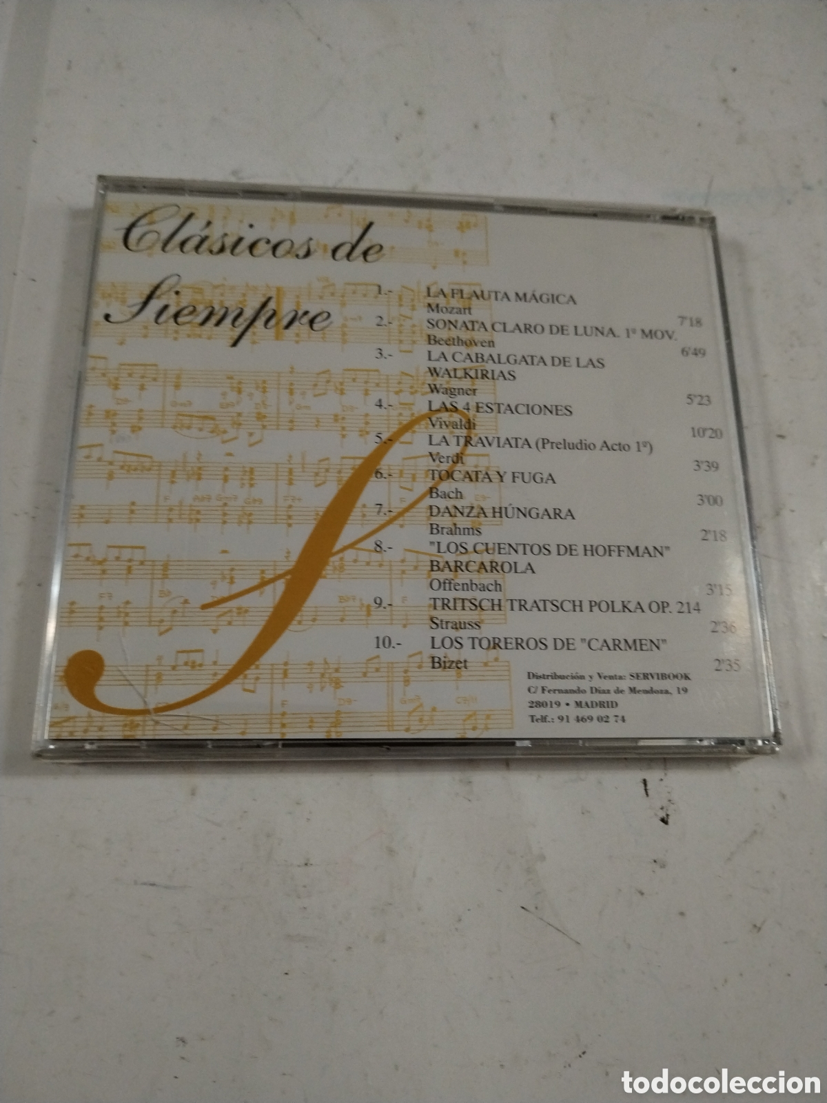 CDs de m&uacute;sica: CLASICOS DE SIEMPRE. PRECINTADO. CD - Foto 2