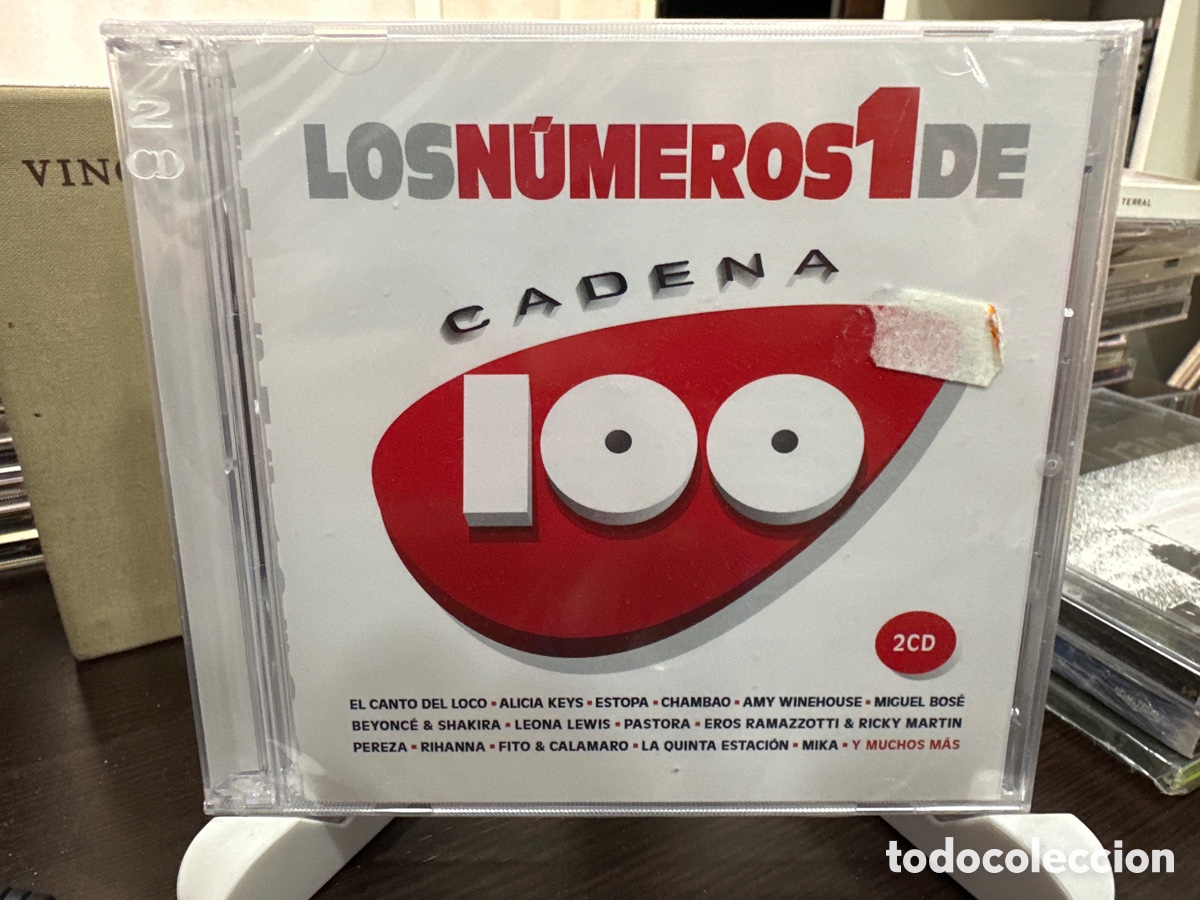 CDs de m&uacute;sica: Varios - Los N&uacute;meros 1 De Cadena 100 (2xCD, Comp) 2008 *Precintado* - Foto 1