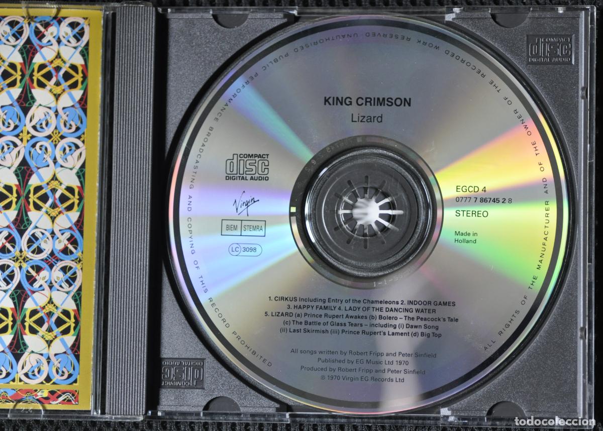 CDs de m&uacute;sica: CD King Crimson (1970) Lizard {Virgin, ?} NM - Foto 3