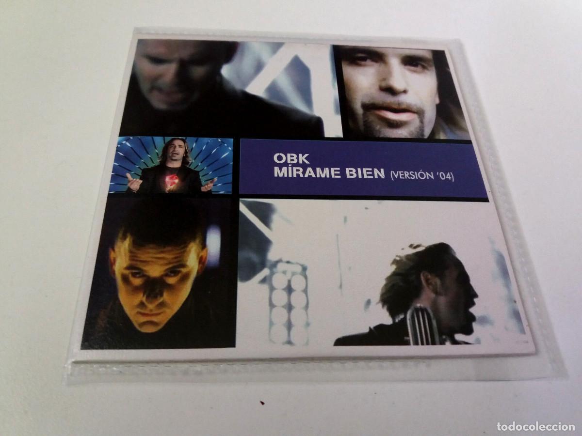 CDs de m&uacute;sica: OBK &rdquo;MIRAME BIEN (VERSION 04)&rdquo; CD SINGLE 1 TRACKS COMO NUEVO - Foto 1