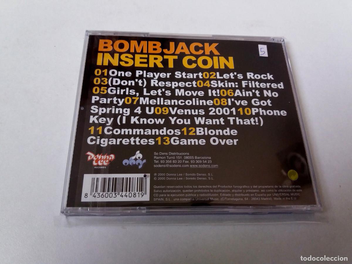 CDs de m&uacute;sica: BOMBJACK &rdquo;INSERT COIN&rdquo; CD 13 TRACKS COMO NUEVO - Foto 2