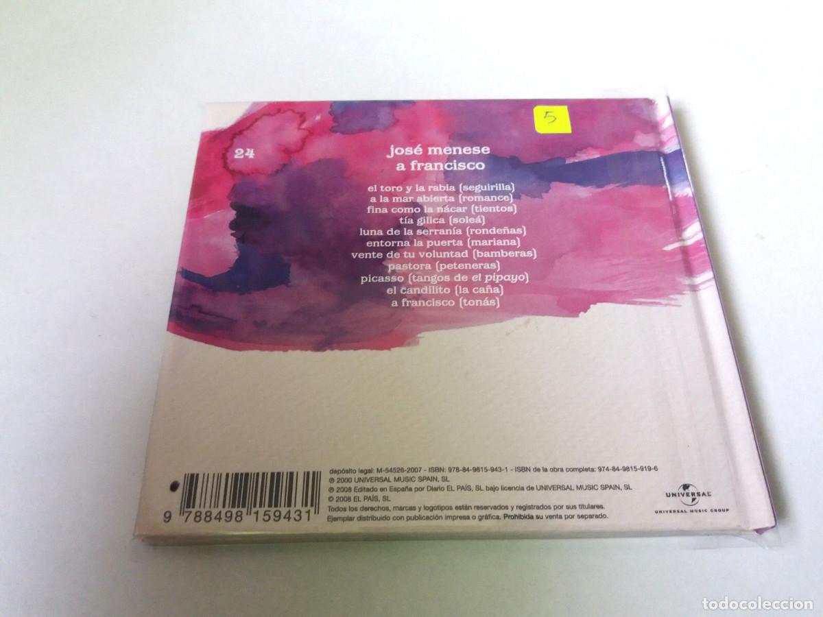 CDs de m&uacute;sica: JOSE MENESE &rdquo;A FRANCISCO&rdquo; CD LIBRO 11 TRACKS COMO NUEVO - Foto 2