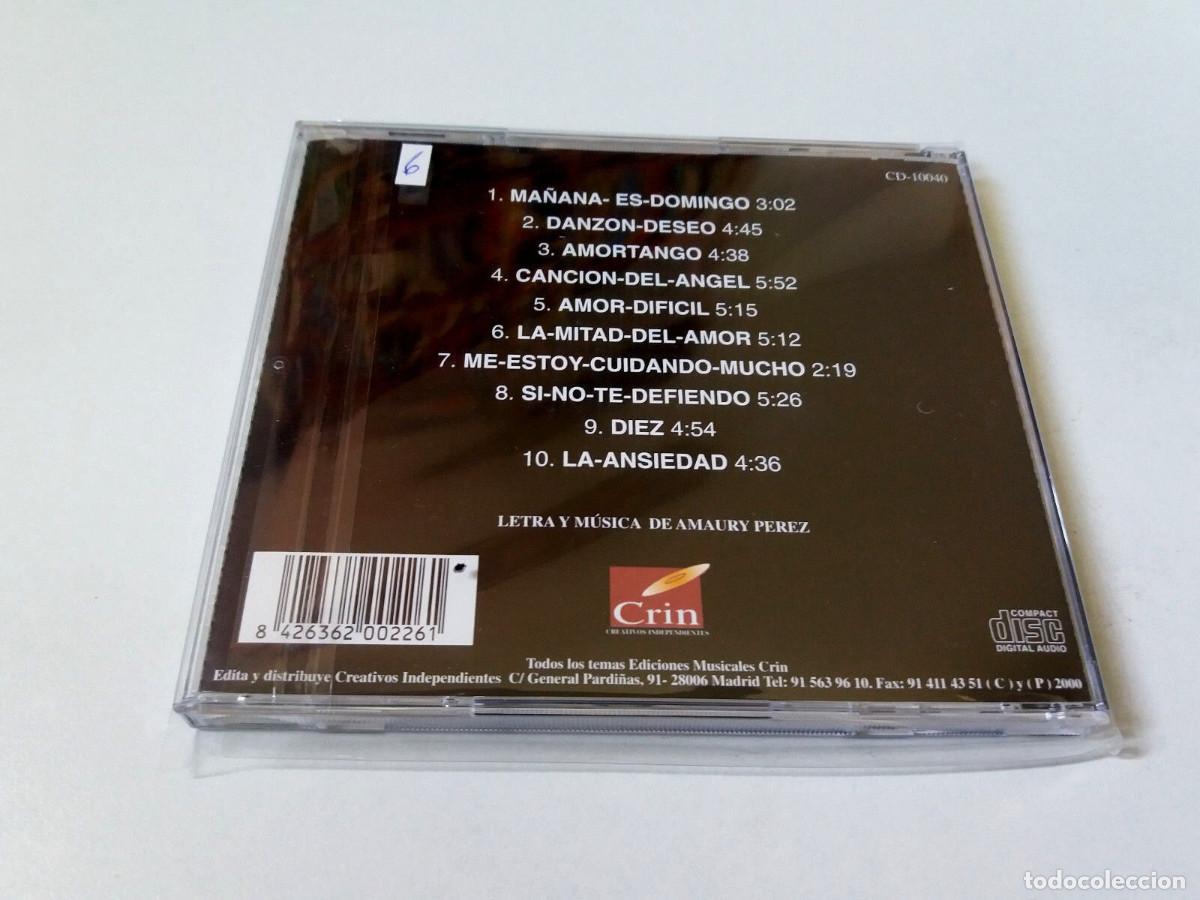 CDs de m&uacute;sica: AMAURY &rdquo;DE VUELTA&rdquo; CD 10 TRACKS COMO NUEVO - Foto 2