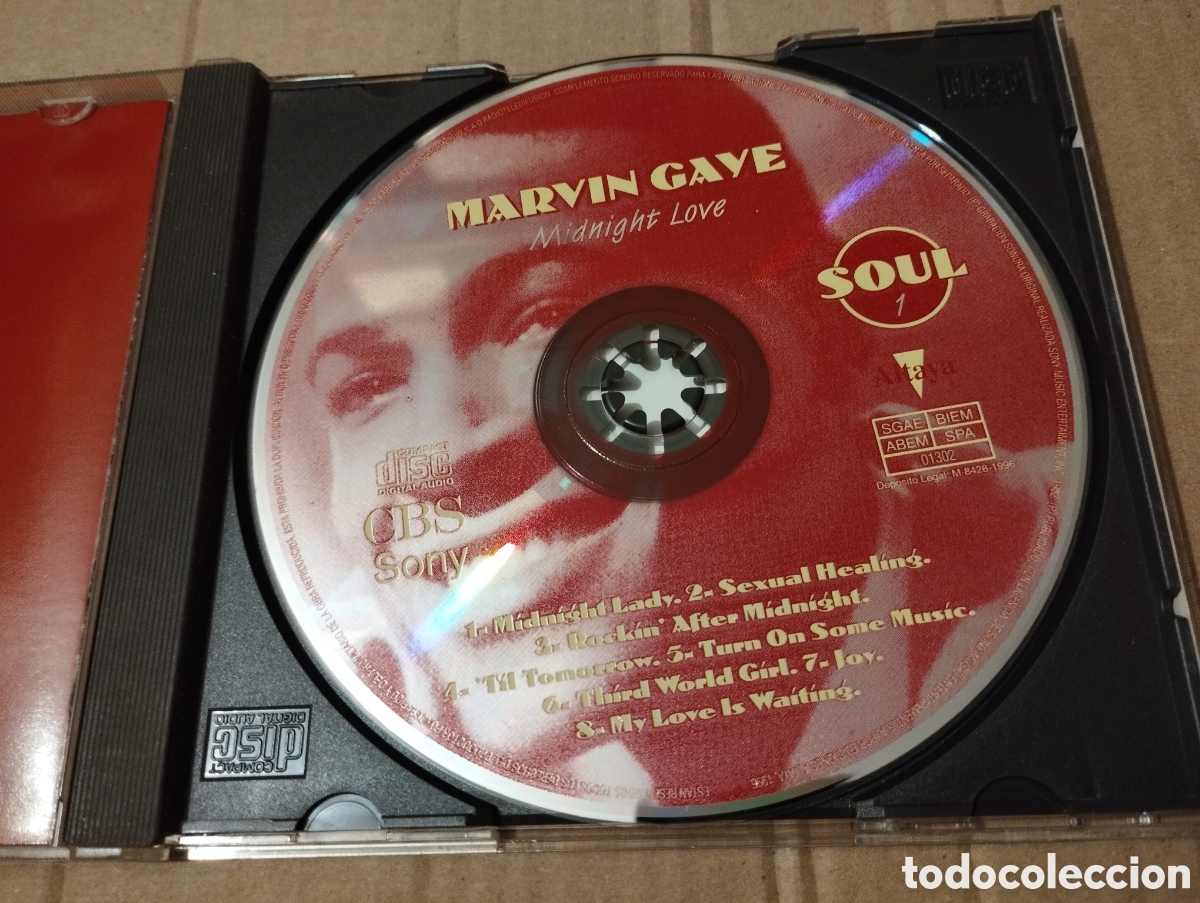 CDs de m&uacute;sica: MARVIN GAYE. MIDNIGHT LOVE (CD) - Foto 2