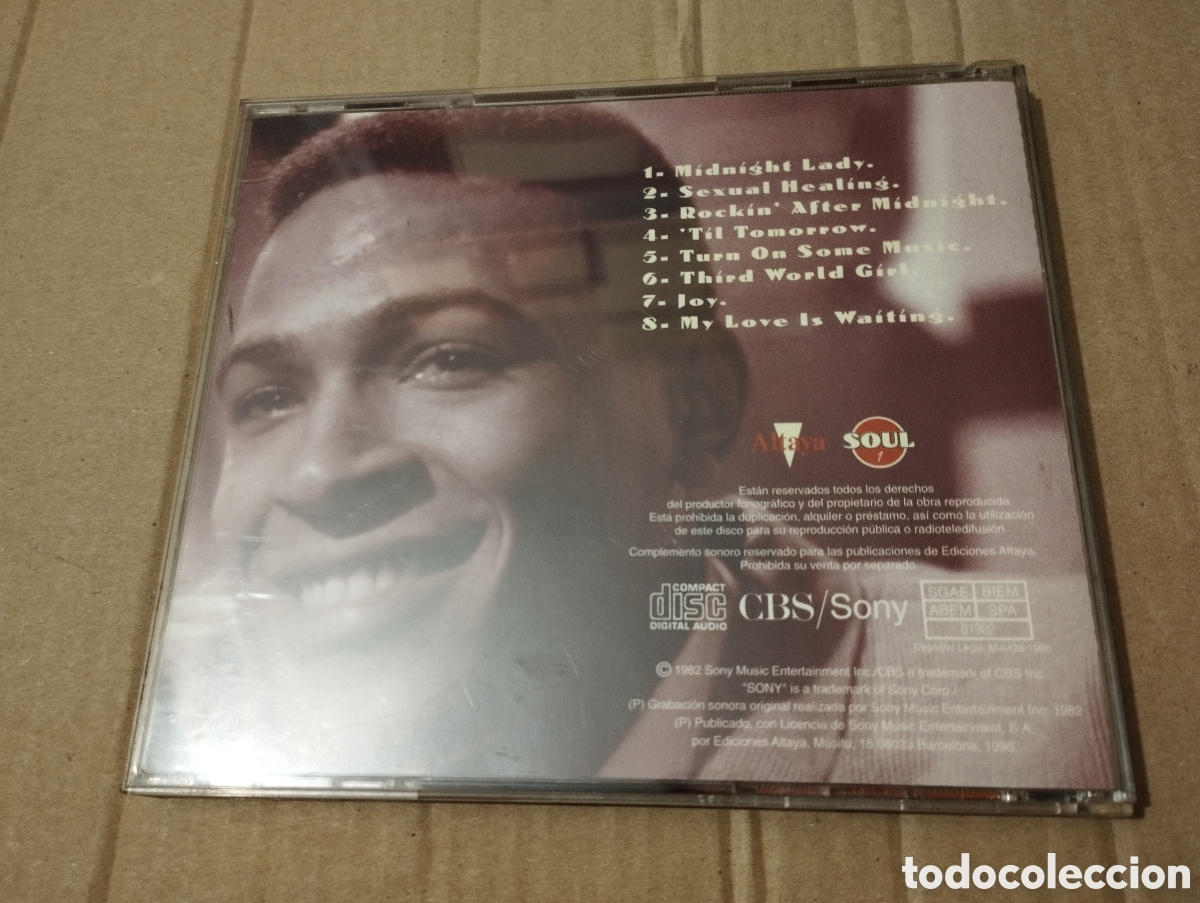 CDs de m&uacute;sica: MARVIN GAYE. MIDNIGHT LOVE (CD) - Foto 3