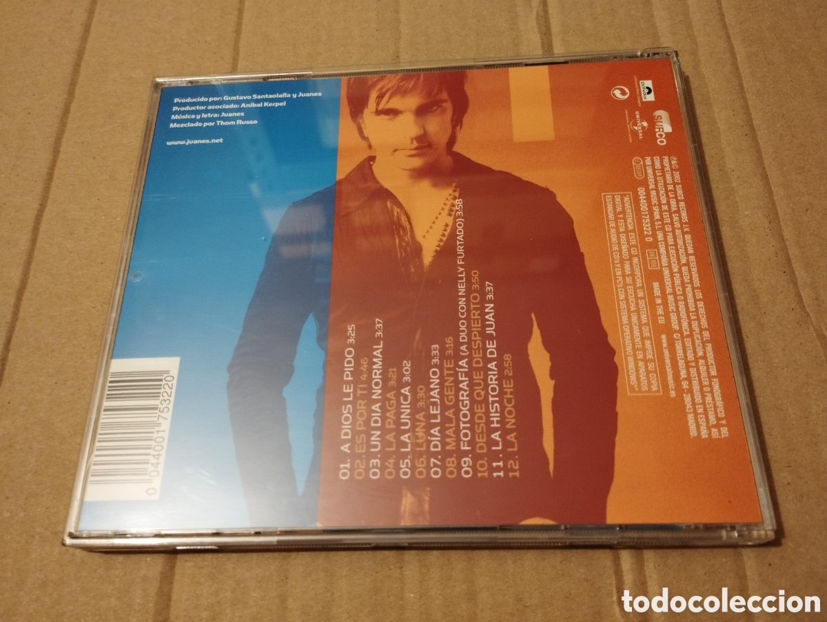 CDs de m&uacute;sica: JUANES. UN D&Iacute;A NORMAL (CD) - Foto 3