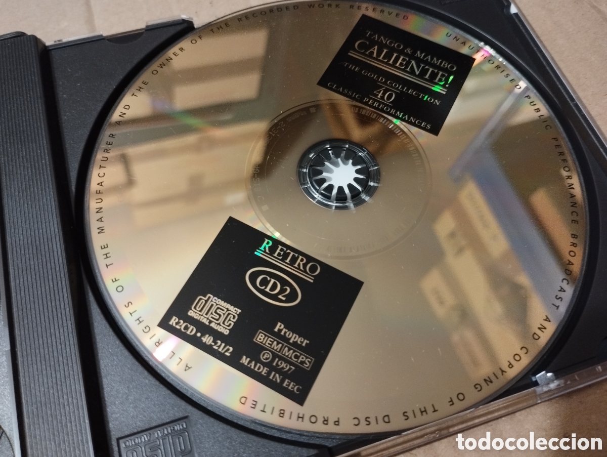 CDs de m&uacute;sica: TANGO & MAMBO CALIENTE! THE GOLD COLLECTION (2 CD) - Foto 5